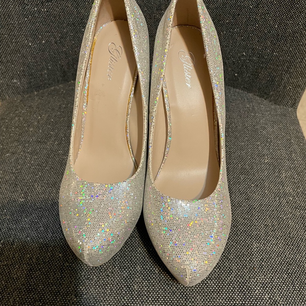 Silver Women's Heels